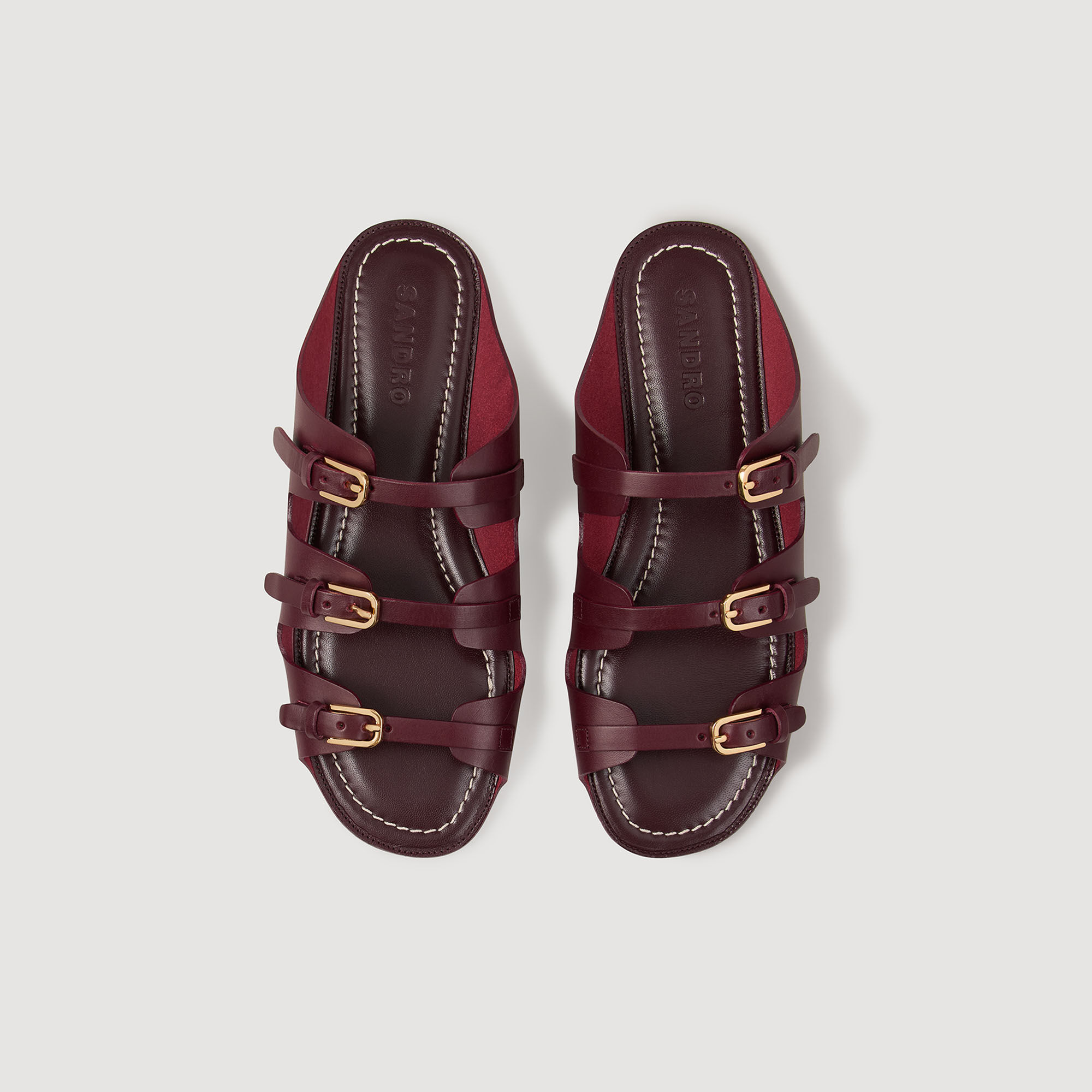 Sandales en cuir