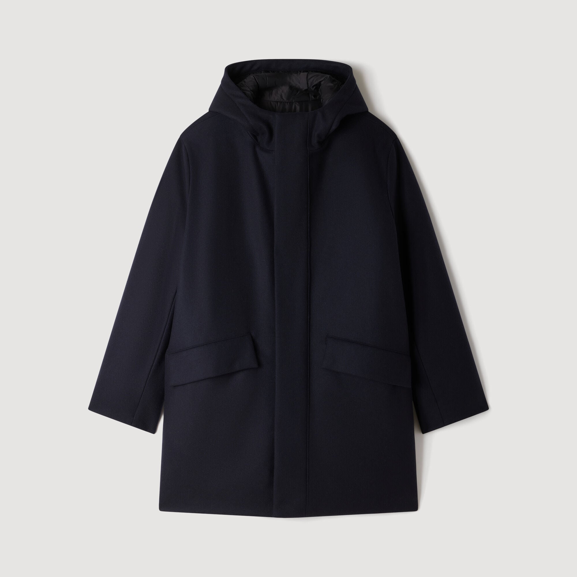 Parka en laine et cachemire - Homme | Sandro Paris