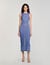 Robe midi en maille