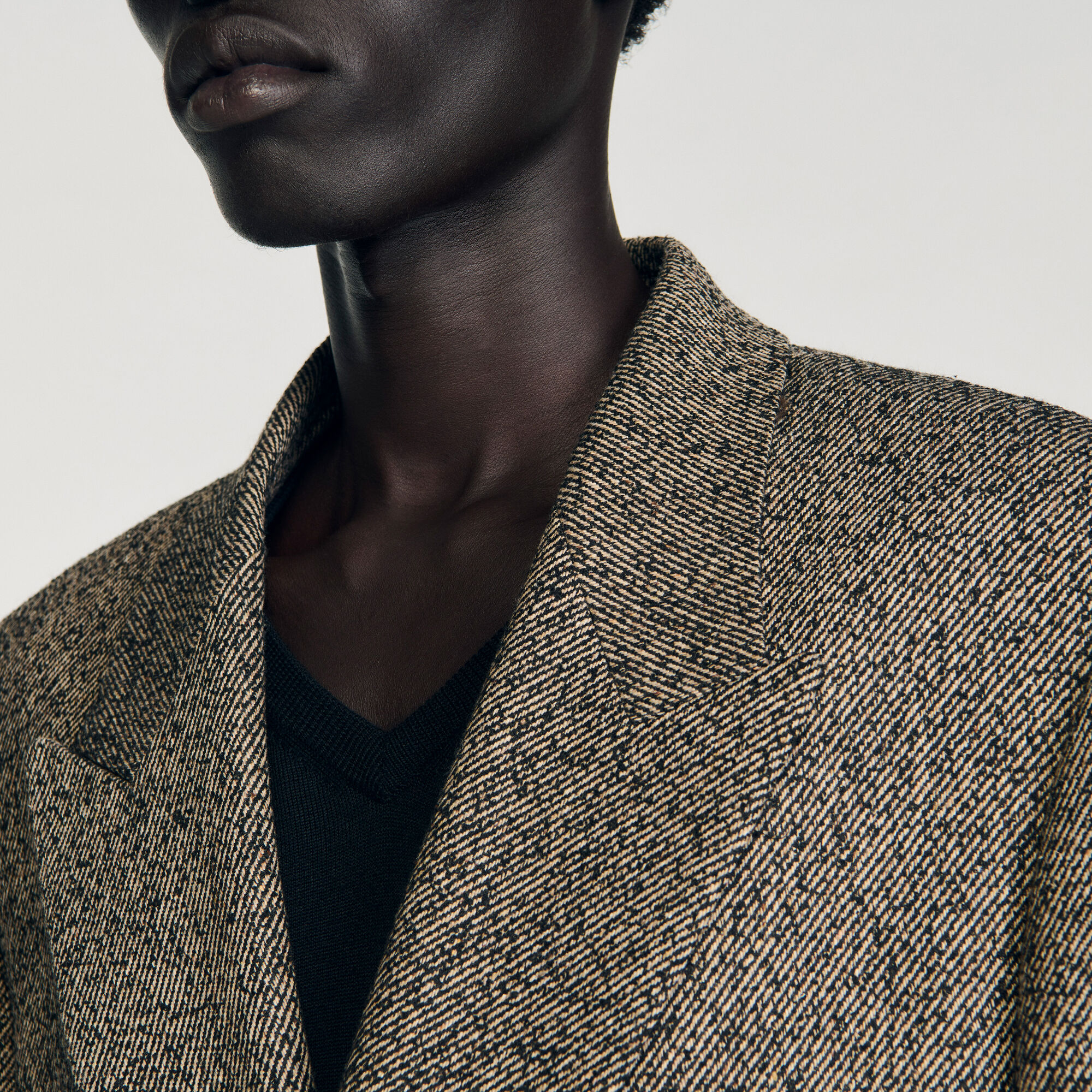 Veste de costume croisée