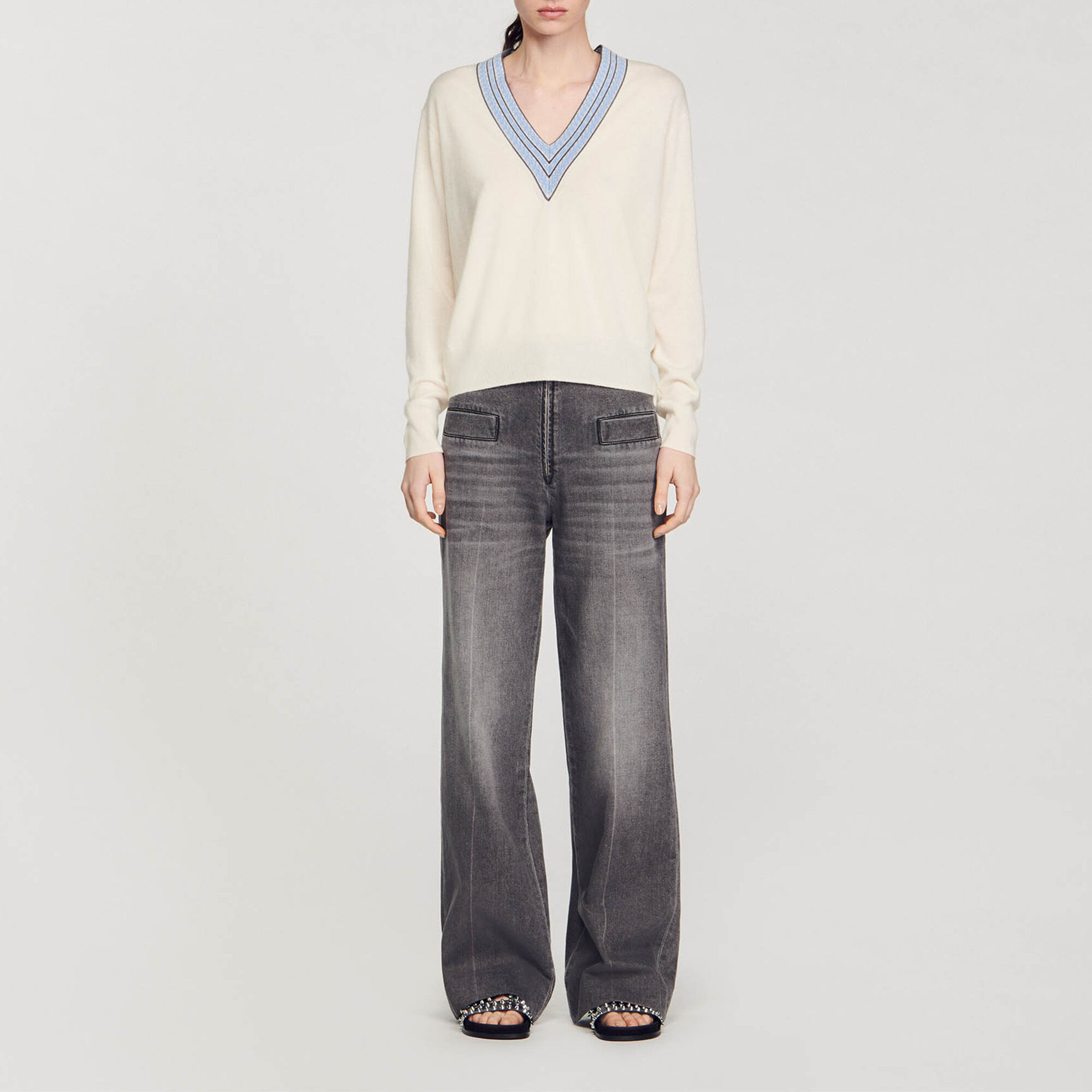 Pull en laine et cachemire