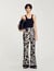 Pantalon à imprimé fleuri hawaïen