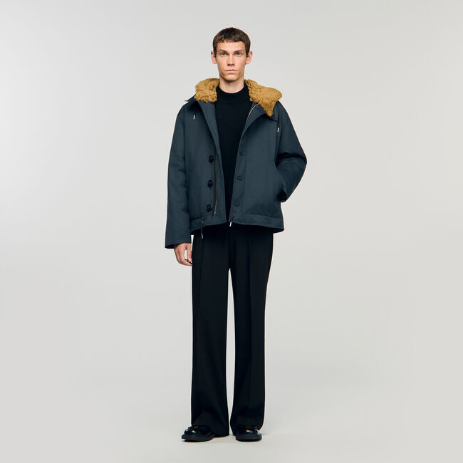 Parka en coton avec une capuche