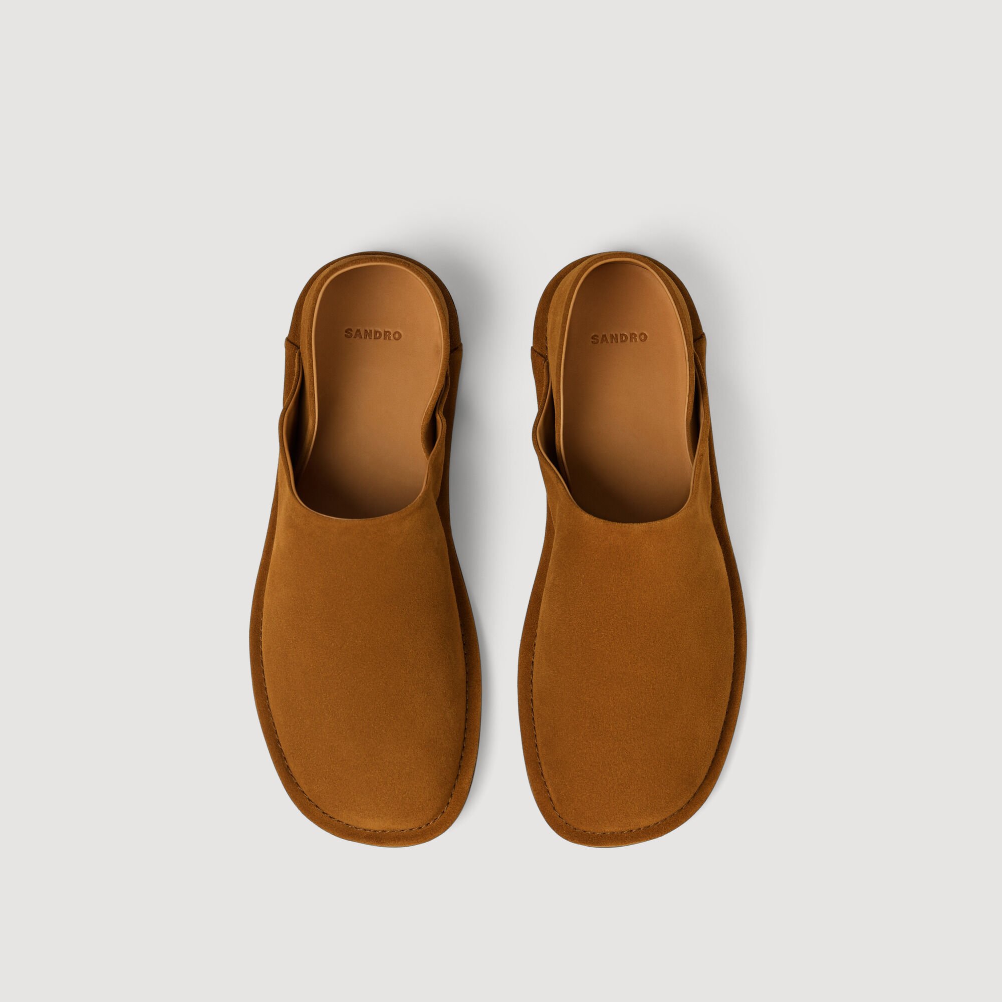 Slippers en cro&ucirc;te de cuir