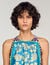 Robe longue imprim&eacute; fleuri