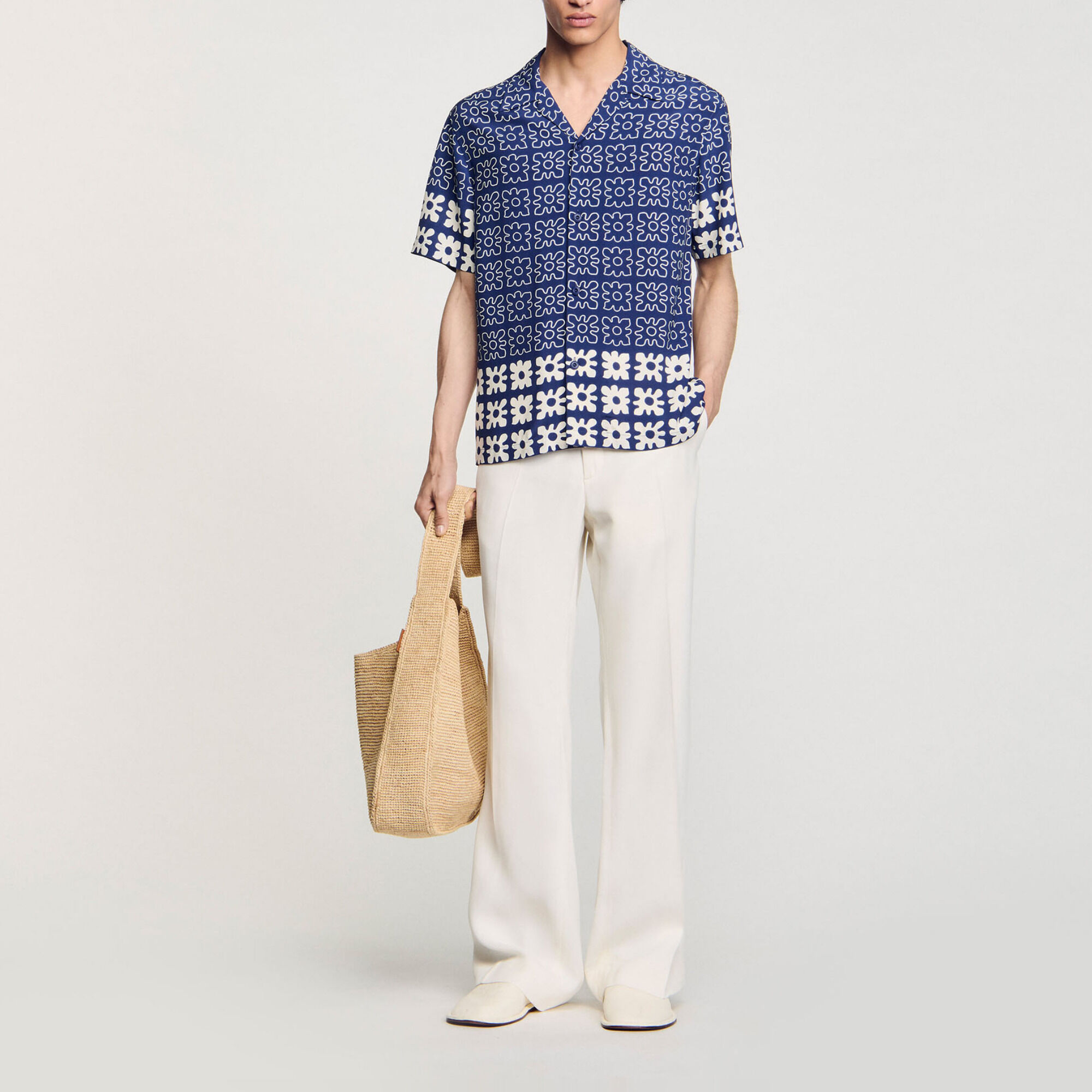 Chemise &agrave; imprim&eacute; fleuri