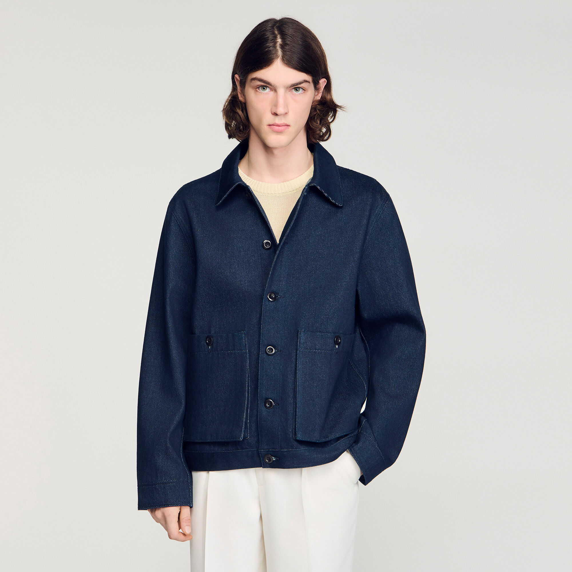 Blouson worker en denim 