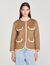 Veste double face boutonnée