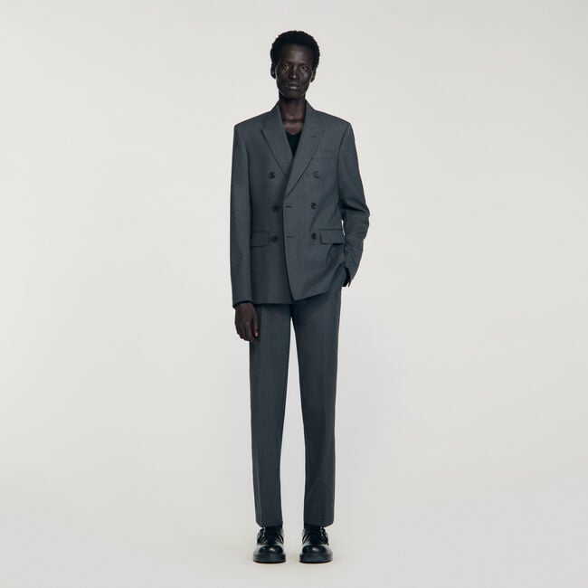 Veste de costume croisée
