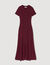Robe longue en maille