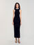 Robe longue perlée