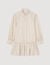 Robe chemise strassée à rayures