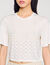 T-shirt court perlé