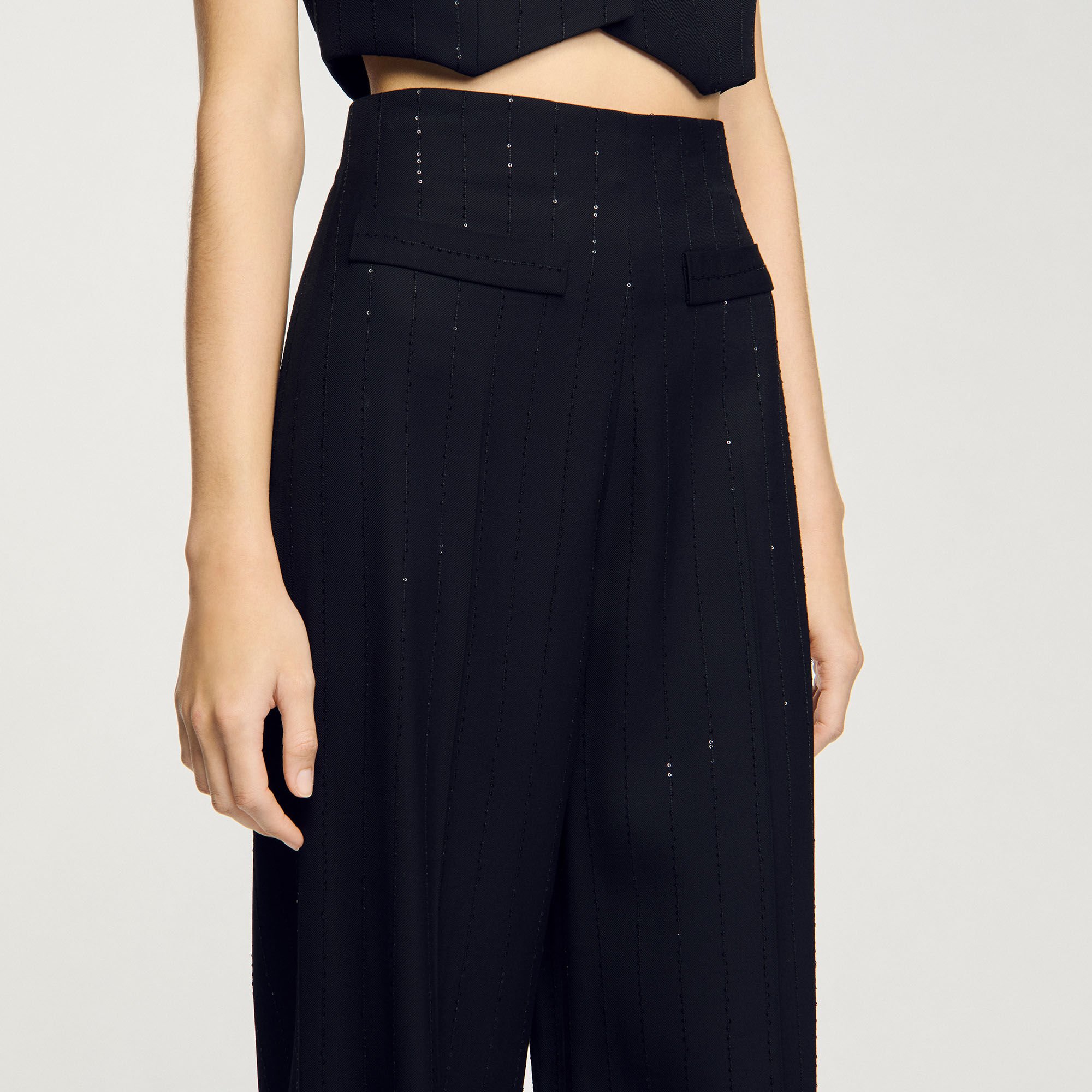 Pantalon de costume à sequins