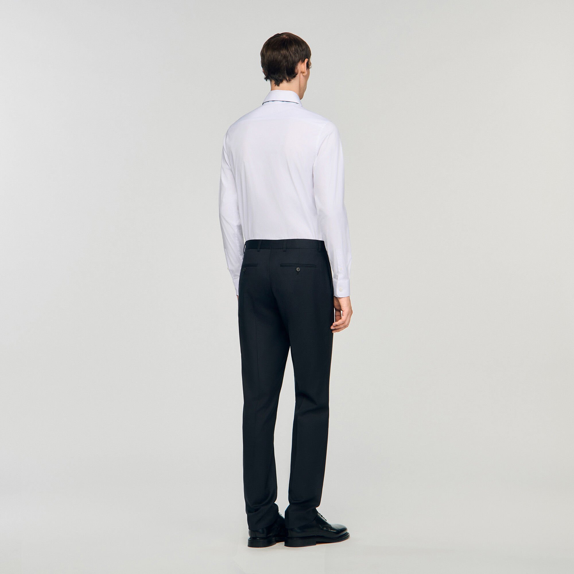 Pantalon en laine classique