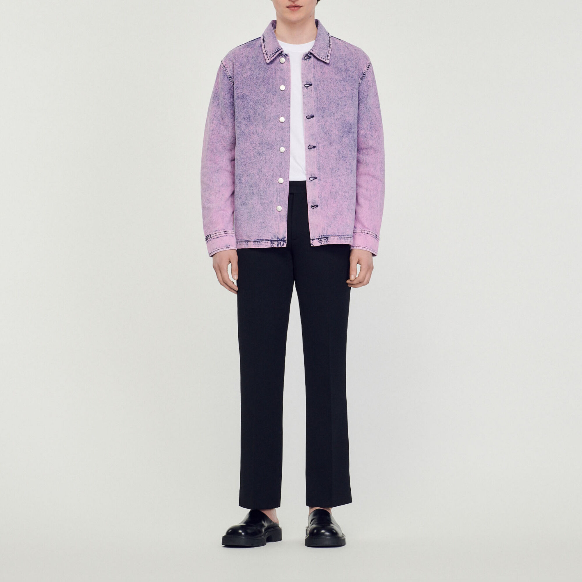 Blouson worker délavé