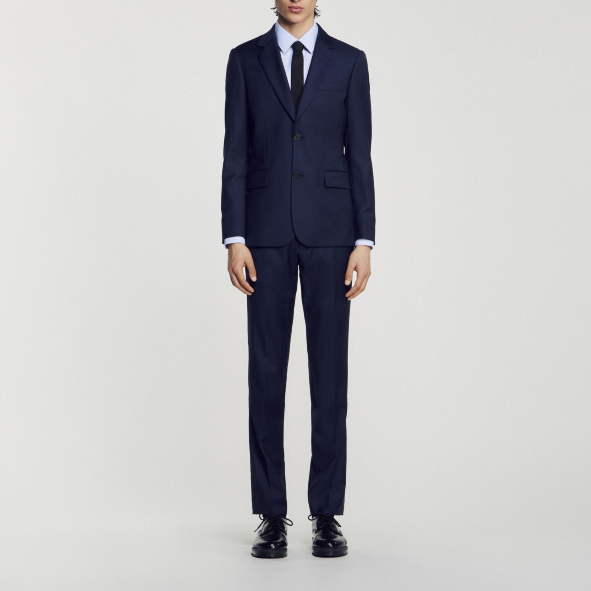 Veste de costume en laine vierge