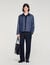 Blouson zipp&eacute; effet denim