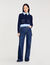 Pull court en laine et cachemire