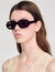 Lunettes de soleil rectangles