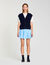 Pull bicolore en laine et cachemire 