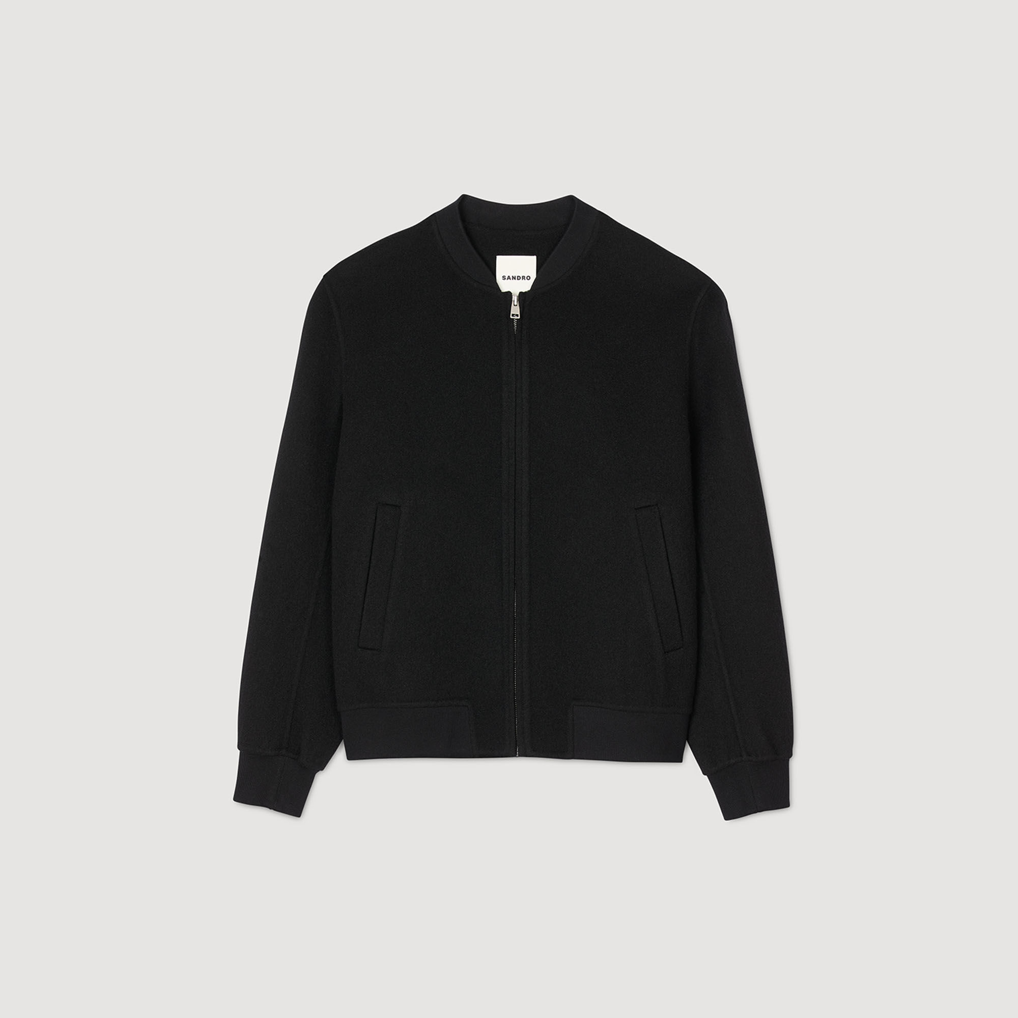 Blouson en laine double face