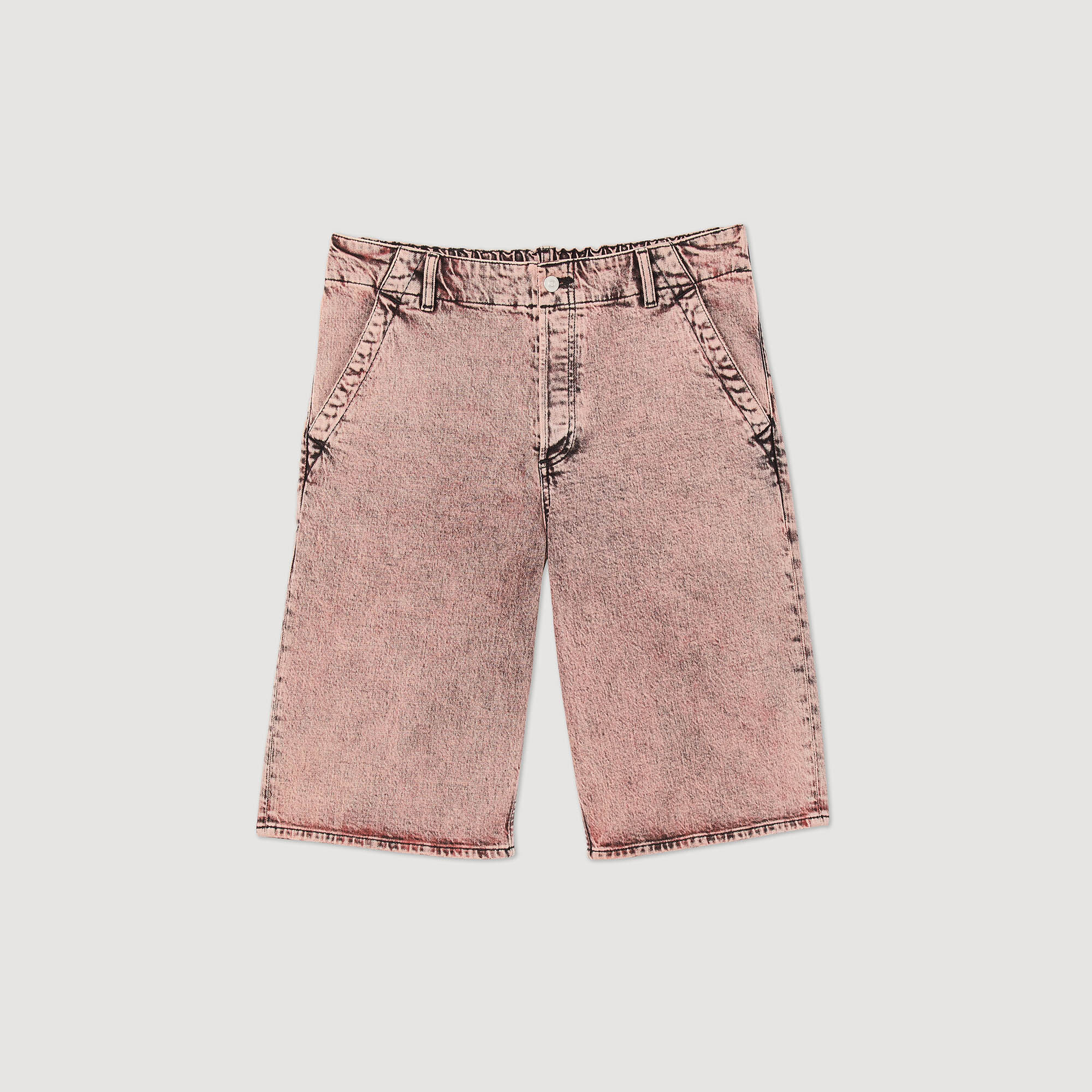 Short en jean baggy
