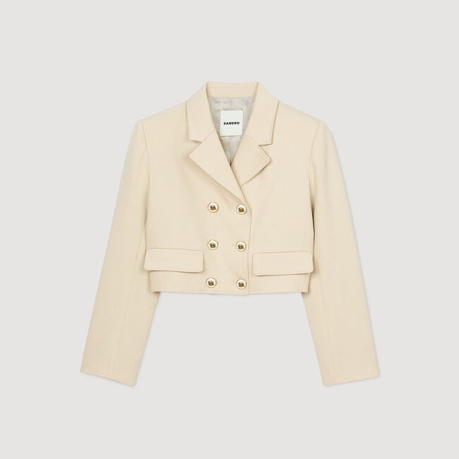 Veste courte à boutons 