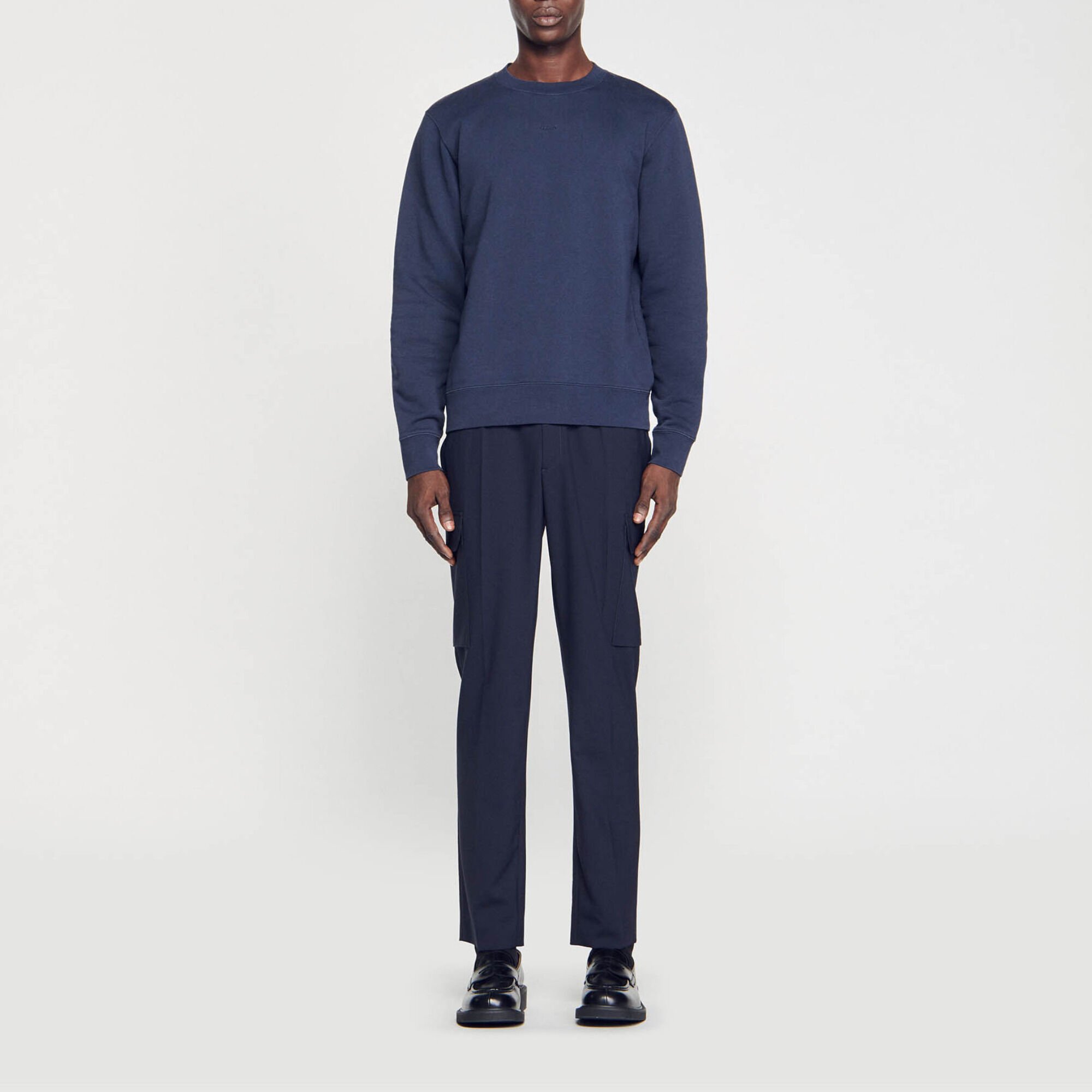 Sweat molletonné brodé