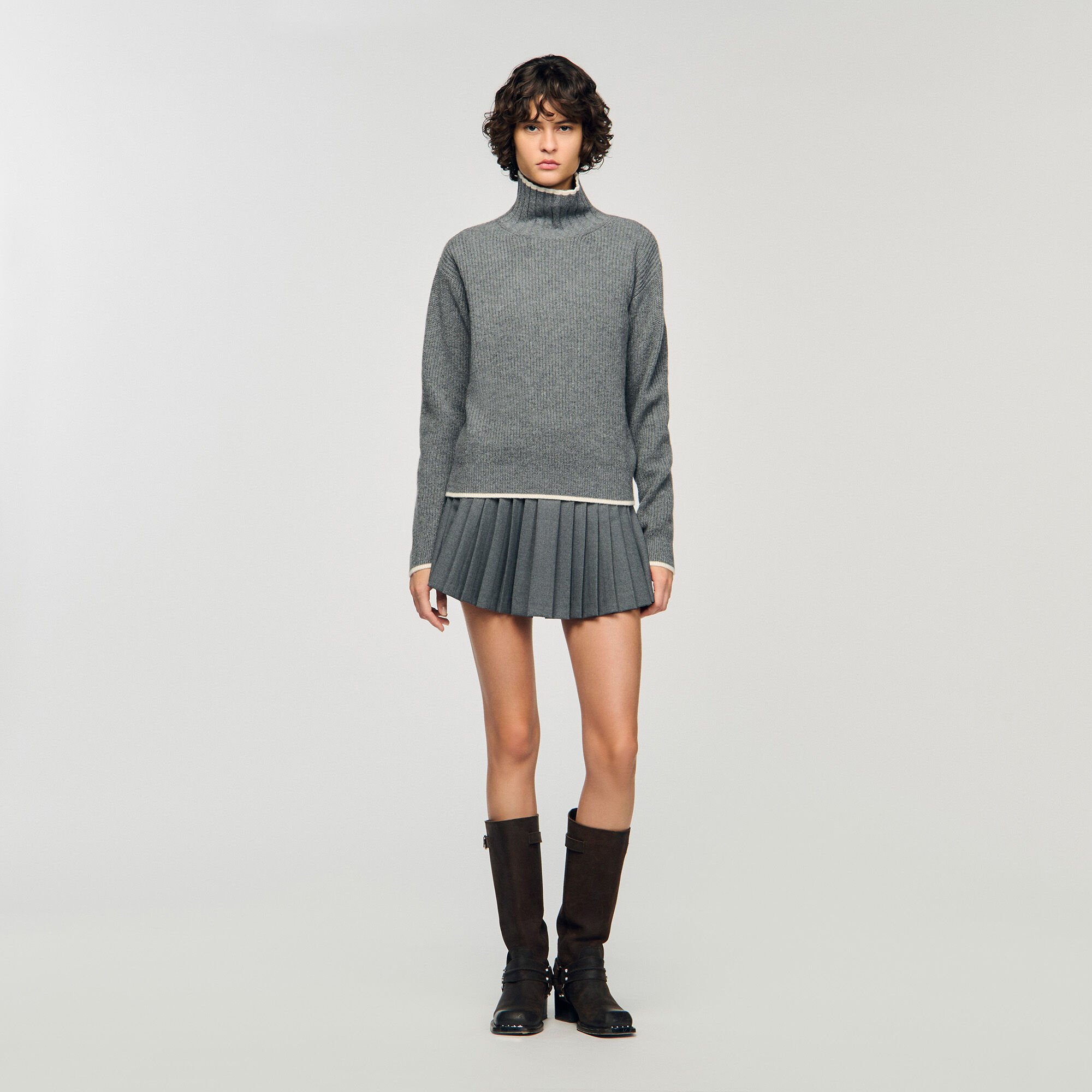 Jupe short à plis