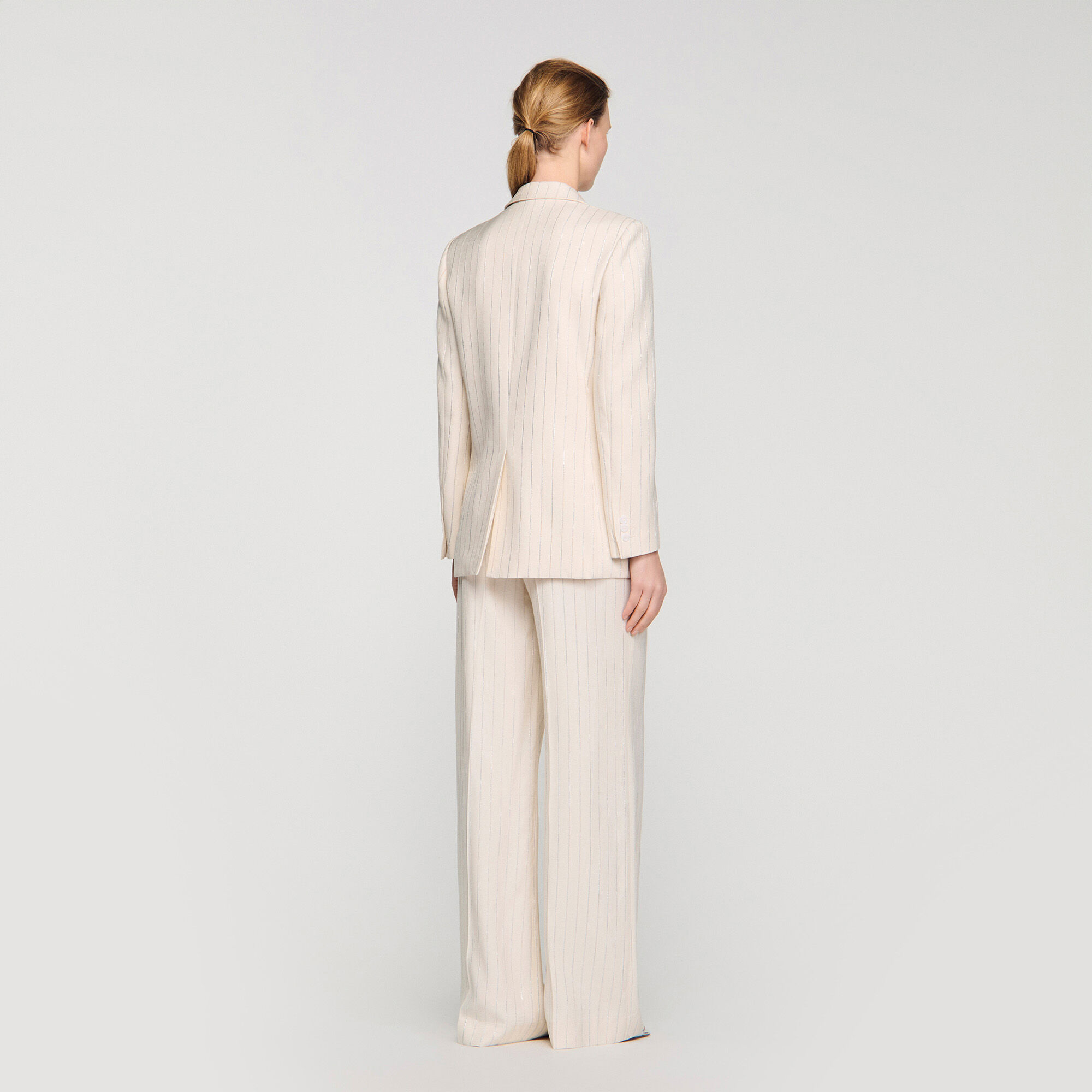 Veste de tailleur &agrave; rayures