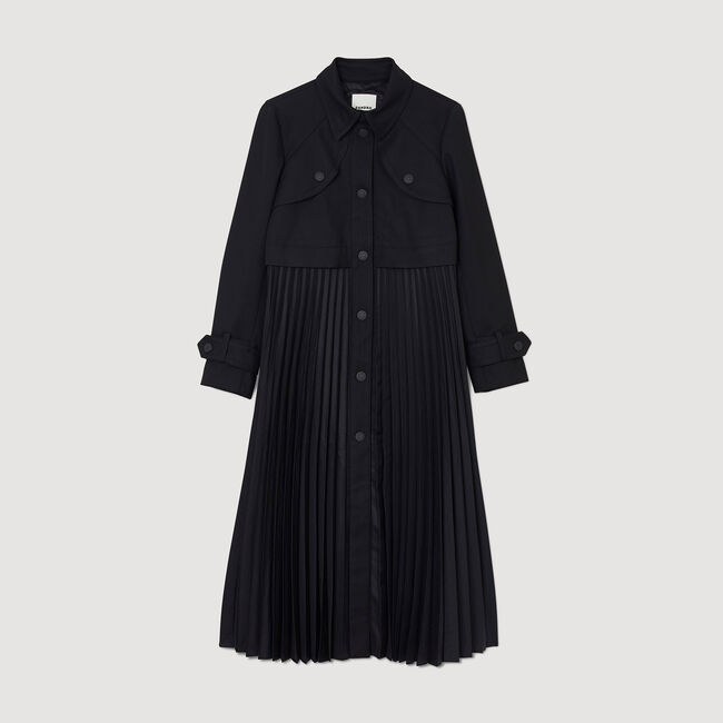 Trench plissé