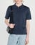 Polo en maille à col zippé