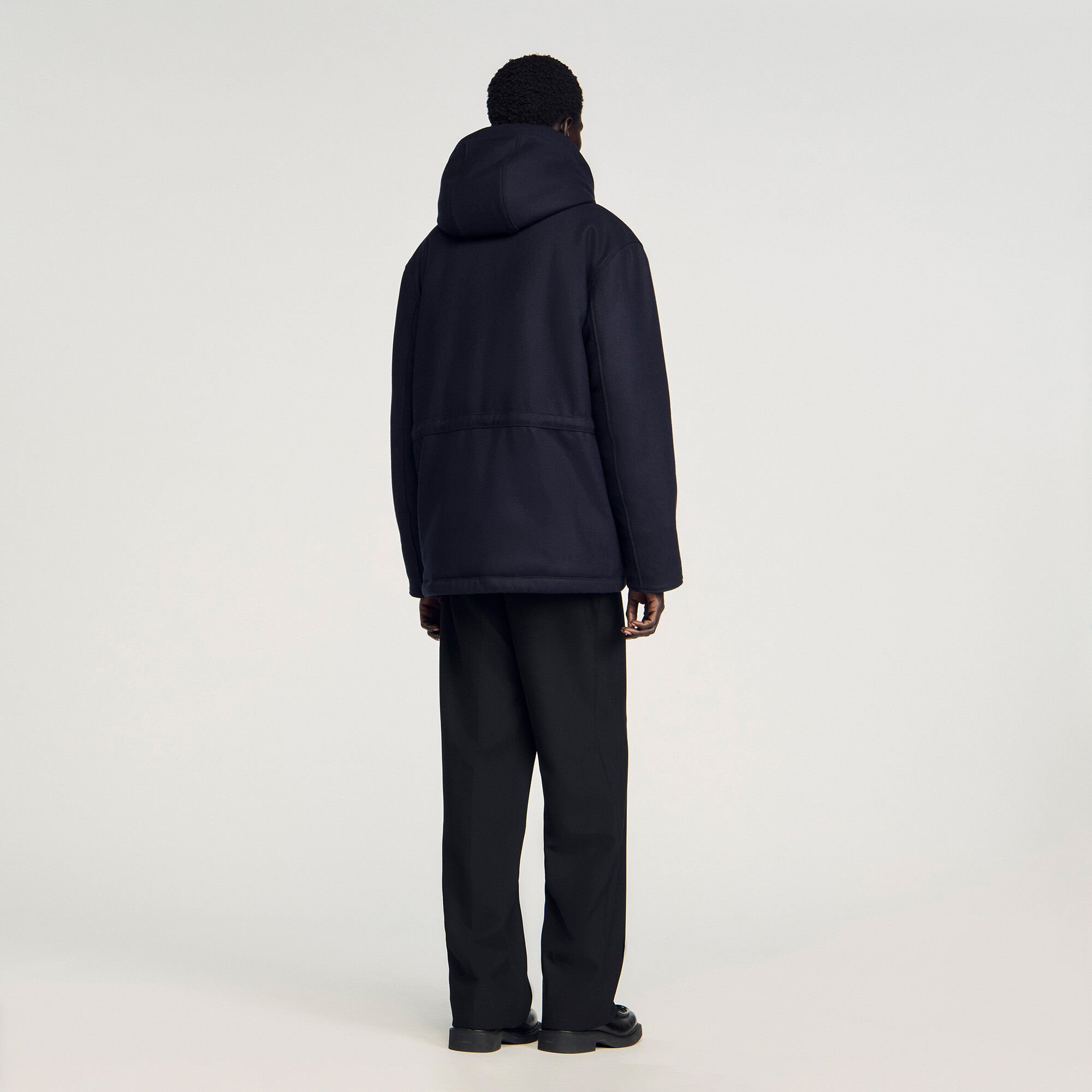 Parka en laine avec capuche Parka en laine avec capuche