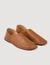 Slippers en cuir grainé