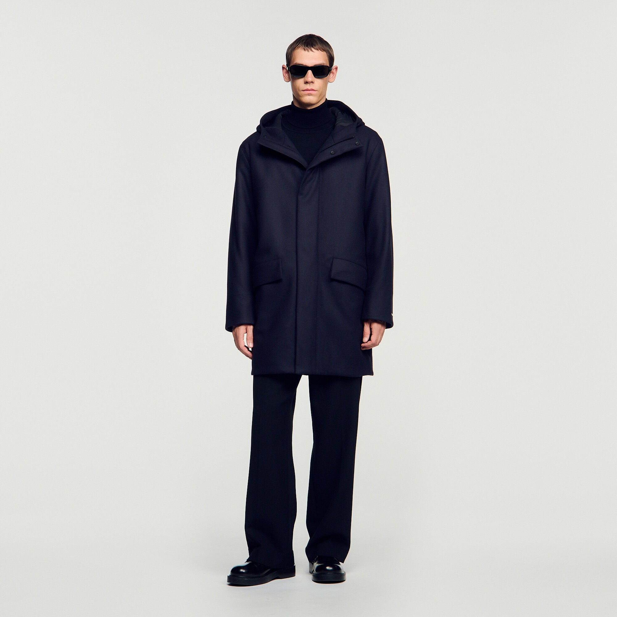 Parka en laine et cachemire - Homme | Sandro Paris