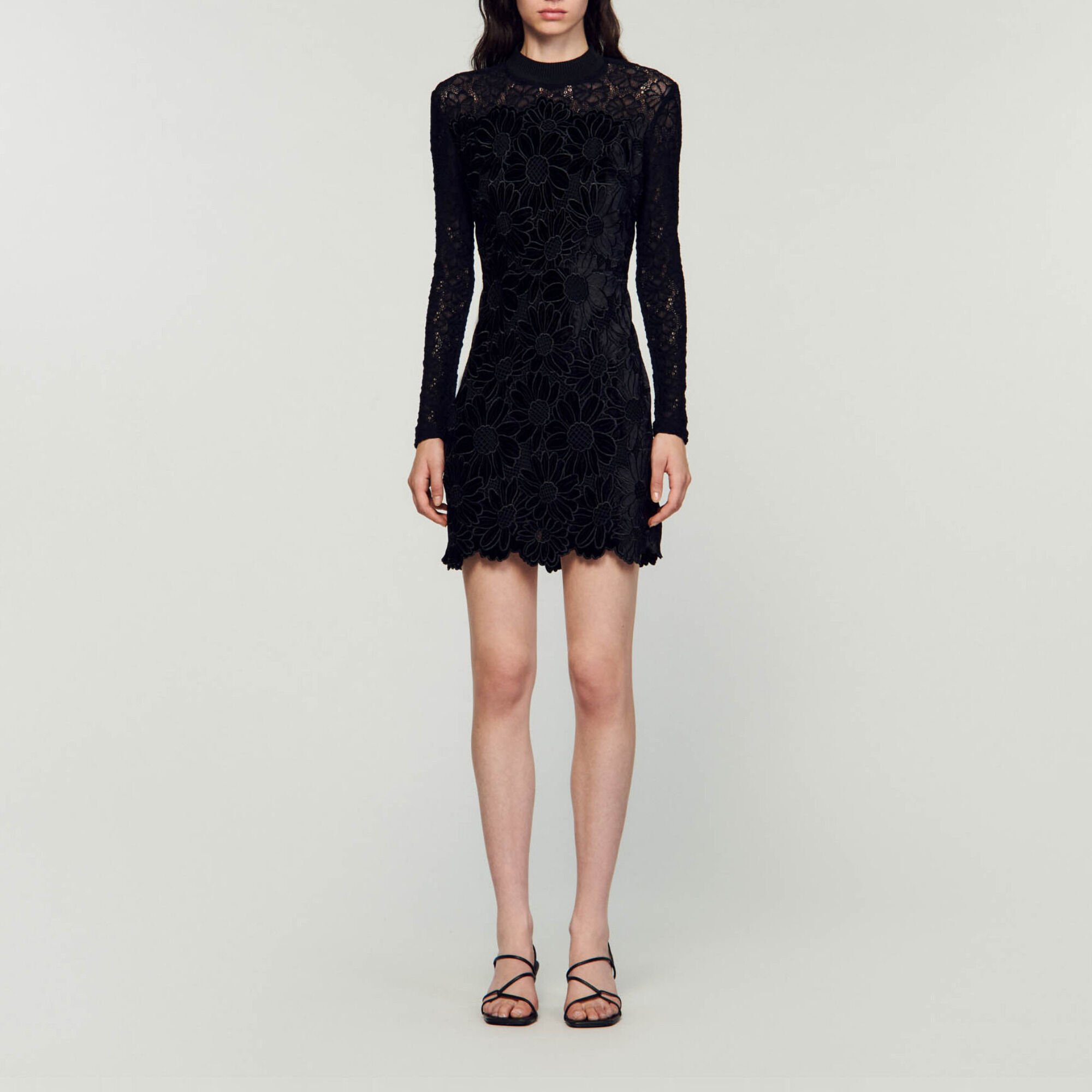 Robe en guipure marguerite