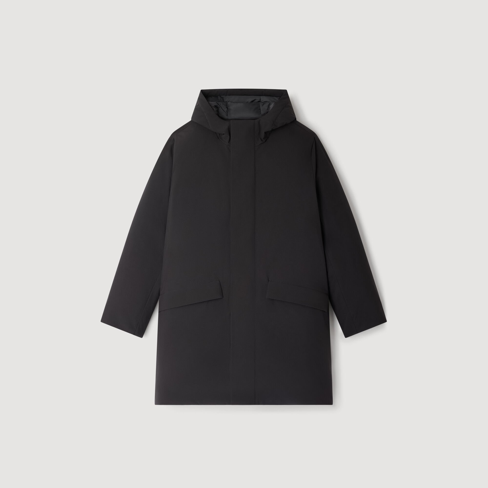 Parka avec capuche et fermeture
