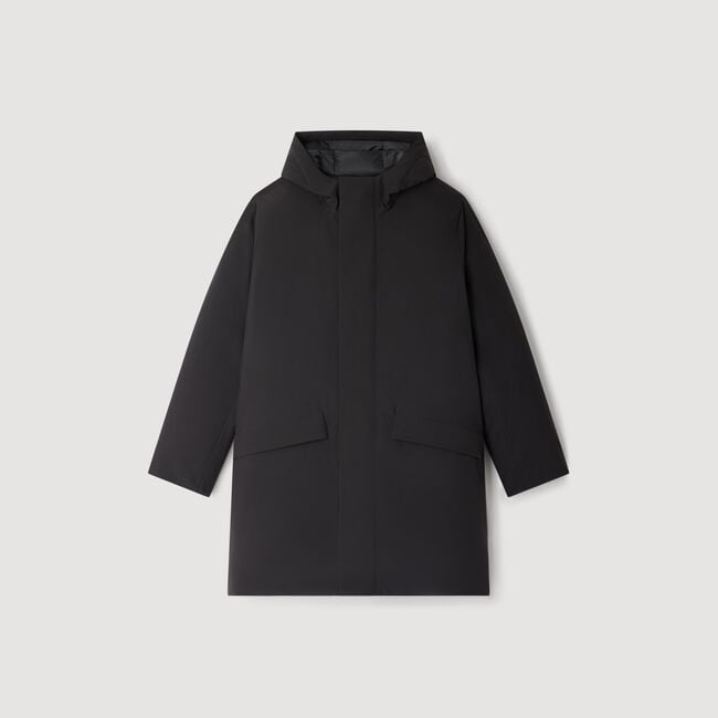 Parka avec capuche et fermeture