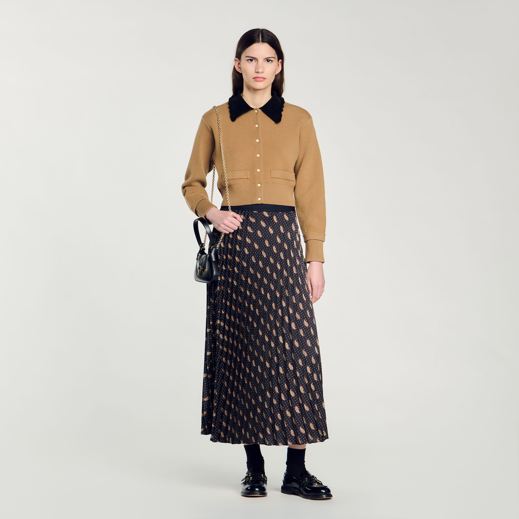 Jupes plissees pour femme Sandro Paris