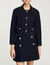 Veste courte &agrave; col claudine