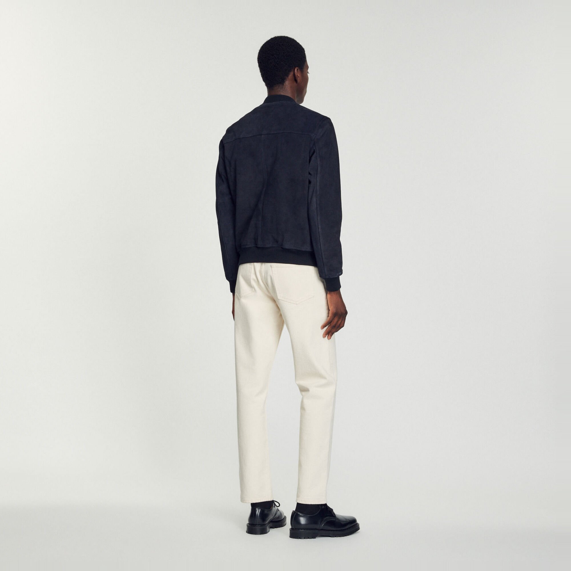 Blouson en cuir d'une tannerie certifiée
