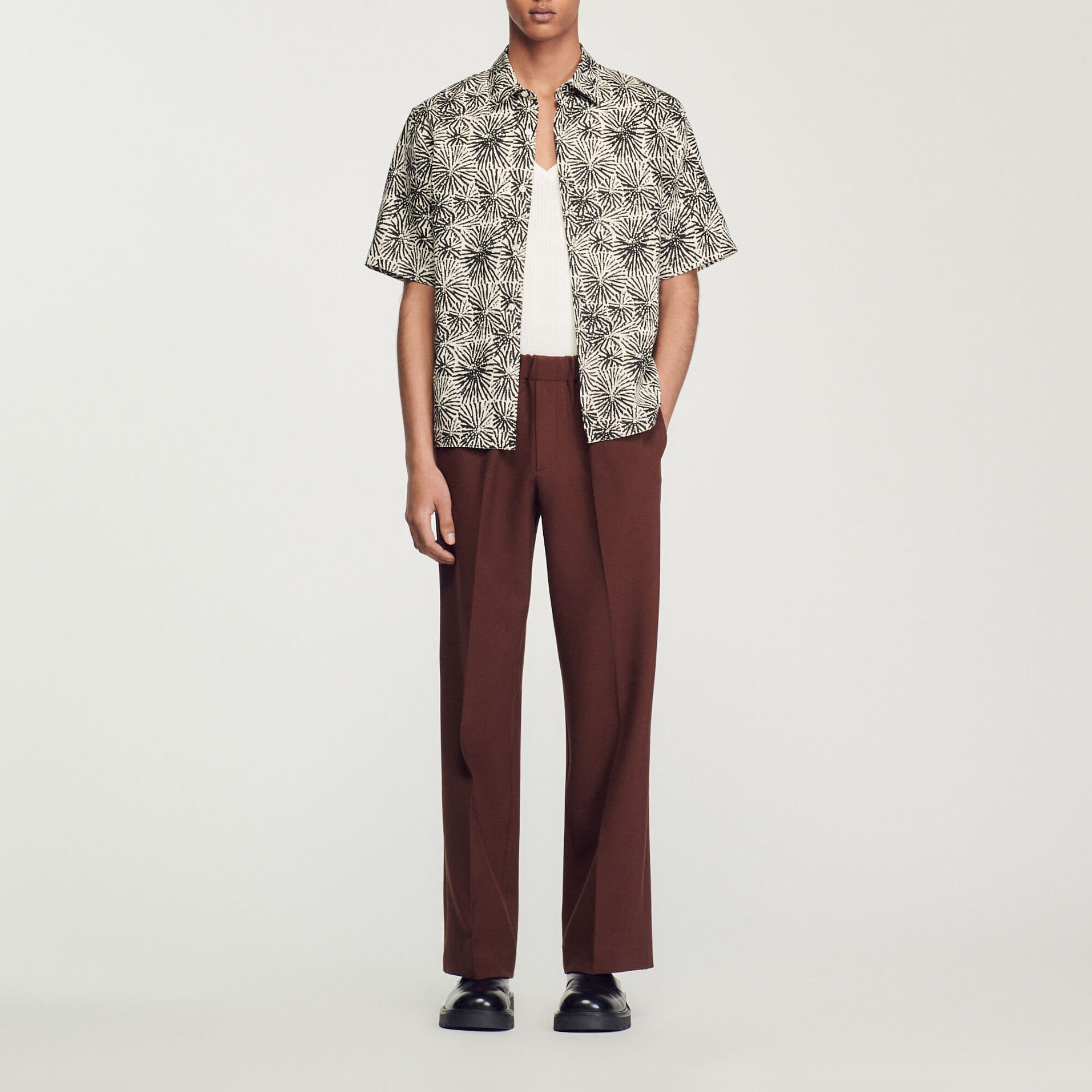 Chemise oversize imprimée