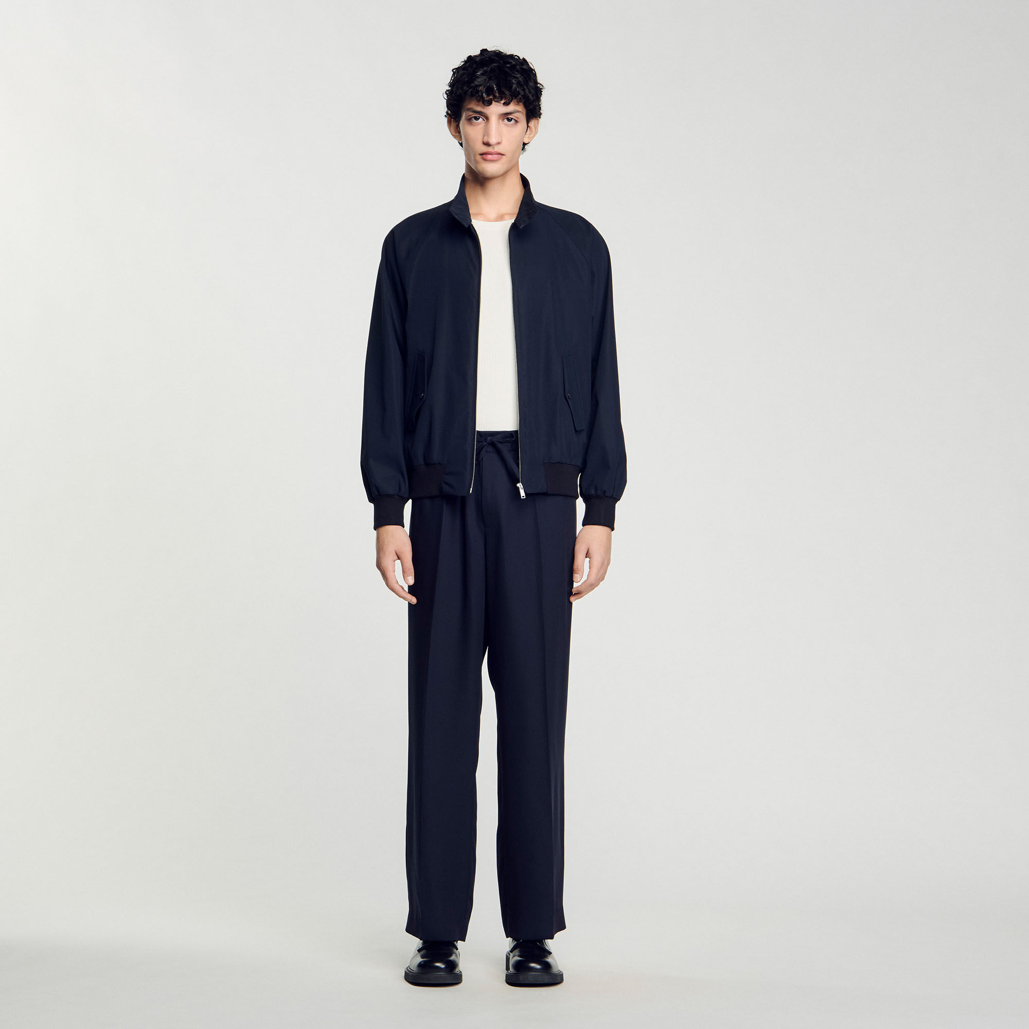 Blouson léger à col montant 