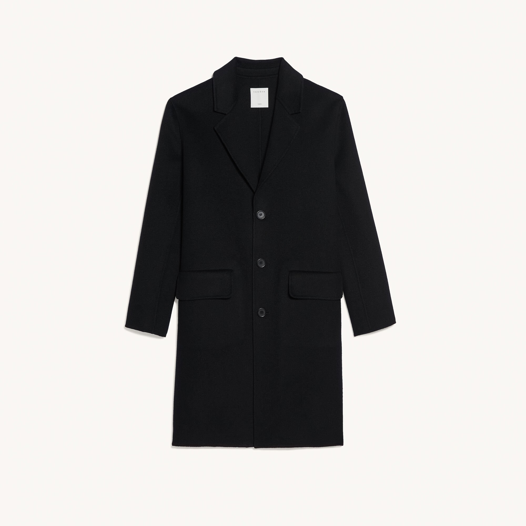 Manteau en laine double face