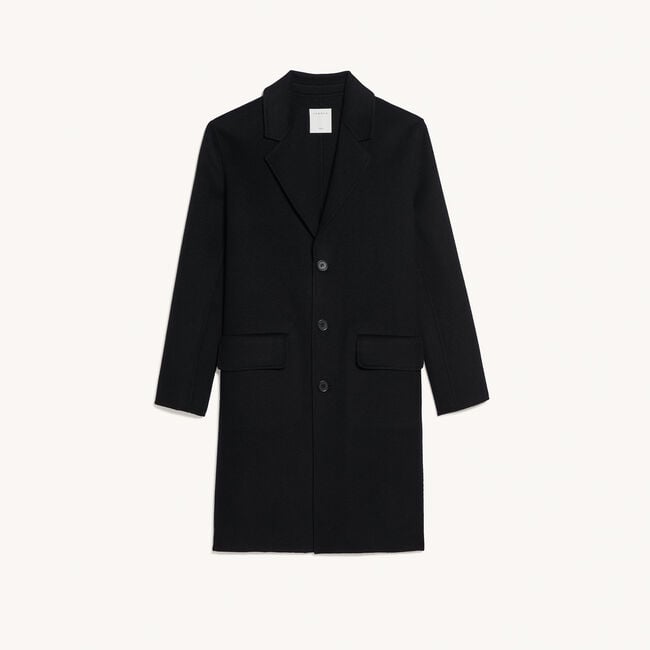 Manteau en laine double face