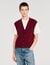 Pull bicolore en laine et cachemire 