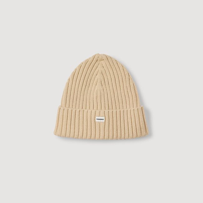 Bonnet côtelé
