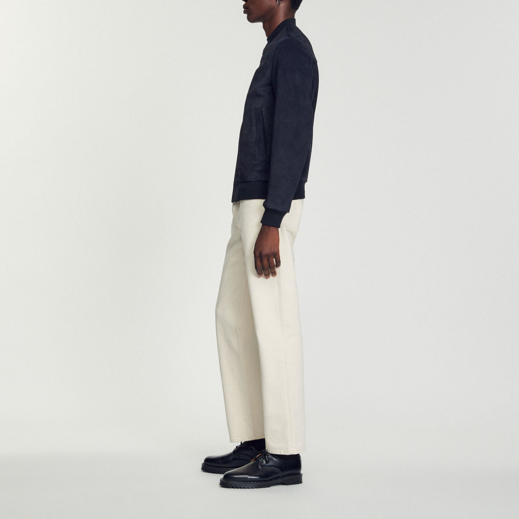 Blouson en cuir d'une tannerie certifiée