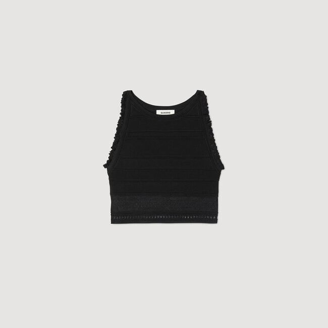 Pull court sans manches